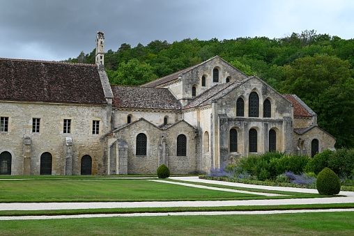 abbey fontenay with garden