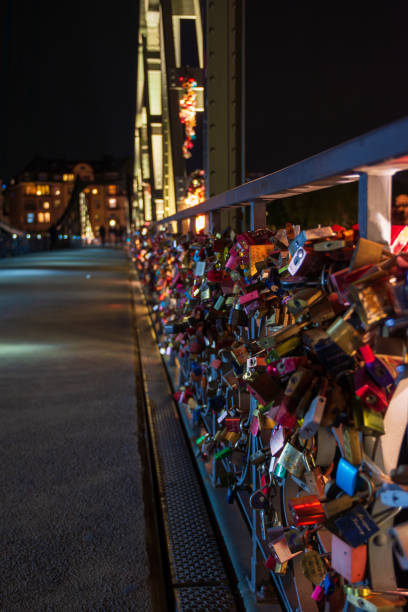 istock Many different padlocks locked on the bridge railing  in Frankfurt, Germany. 1920110479