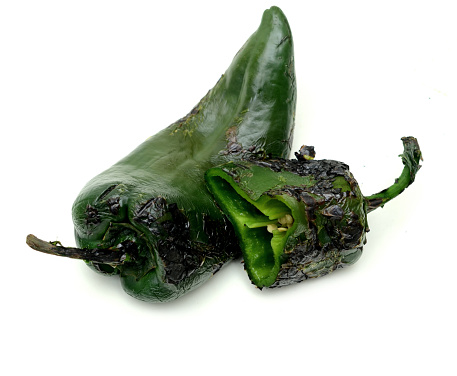 A green poblano grilled food