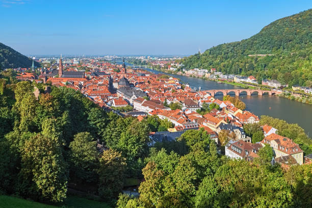 istock High angle view over the Heidelberg Old Town, Germany 1920225348