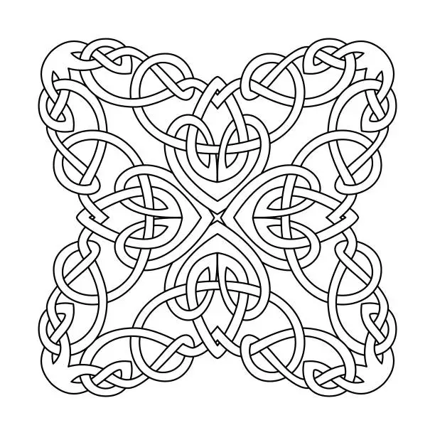 Vector illustration of Celtic style vector element