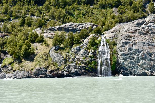 istock Waterfall into Lago Grey in Torres del Paine 1920346260