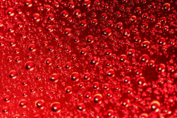 Abstract photography with water drops with reflections ストックフォト