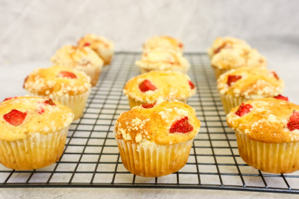 istock Strawberry muffin or cupcake 1920500418
