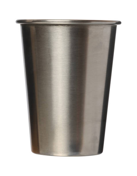 istock Aluminum empty glass on isolated background 1920616769