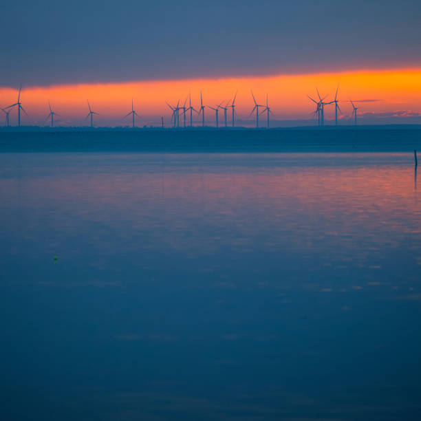 South Padre Island and Port Isabel sunset. Texas, USA