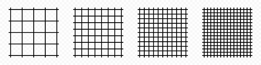 Gried Shape Grid Templates Grid Shapes Vector Grid Elements Stock Illustration ...