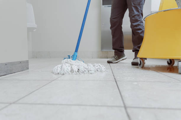 istock unrecognizable woman mopping a floor using an industrial bucket 1920703275