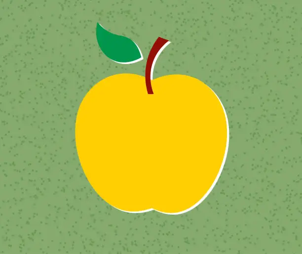 Vector illustration of Apple fruit illustration