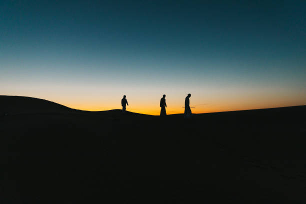 istock Arab men in the desert 1920816619