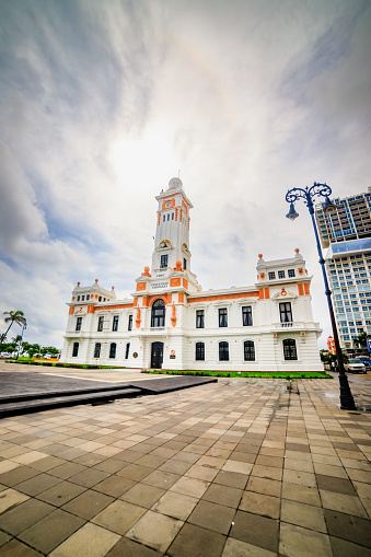 Historic building located on the Malecón of the Port of Veracruz, which was the National Palace during the government of revolutionary president Venustiano Carranza.