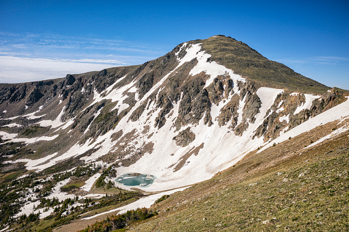 Caribou Pass in the Indian Peaks Wilderness, Colorado in Nederland, Colorado, United States