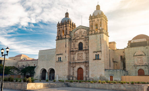 istock Santo Domingo church in Oaxaca, Mexico, at sunset. panoramic 1921152354