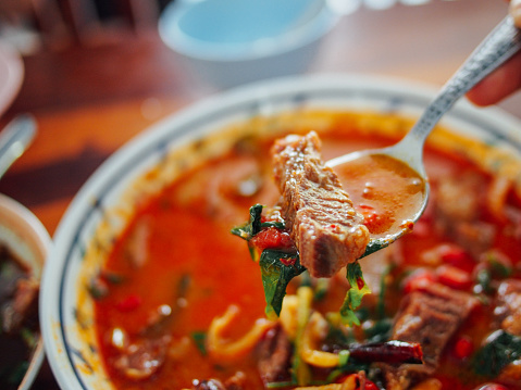 Thai hot spicy soup