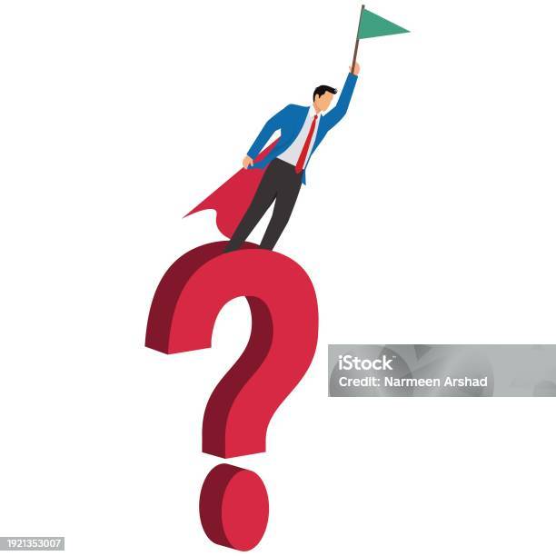 Success. Questions Icon Success Question Mark Asking Flying People Strength Businessman Stock ...
