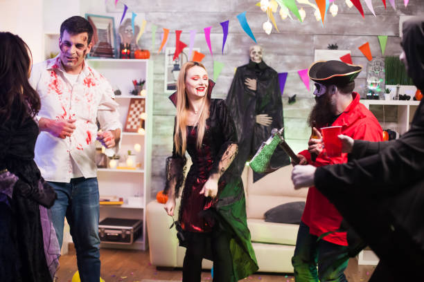 istock Beautiful woman dressed up like a vampire 1921507985