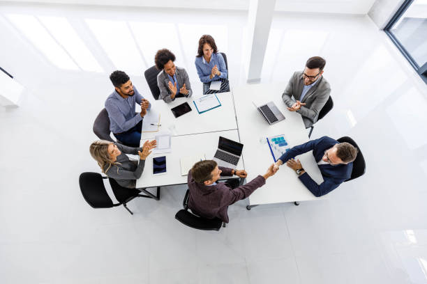 istock Successful deal on a meeting! 1921535421