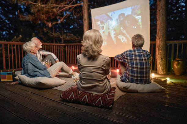 istock Movie night on a terrace! 1921571278