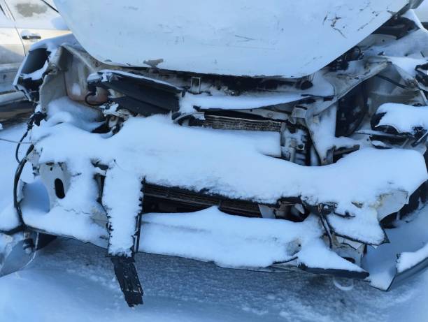 istock Car after a car accident 1921636337