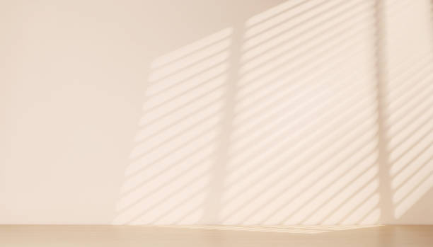 istock Wooden table and sunlit wall, product template 1921736325