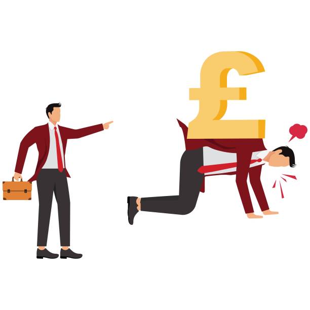 istock Carrying, British Currency, Pound Symbol, Punishment, Weakness, Businessman 1921837720
