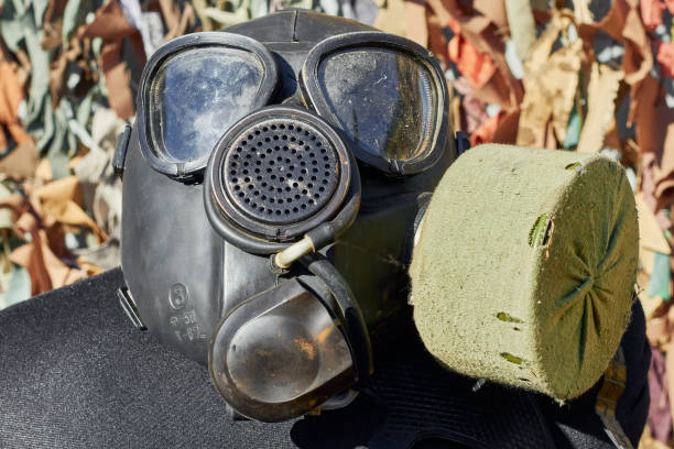 istock Civilian gas mask. Respiratory protection 1921878232