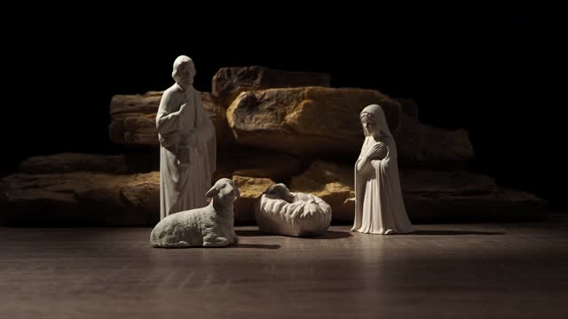 Sculptures The birth of Jesus Christ.