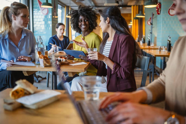 istock Businesswomen on a lunch break 1922051699
