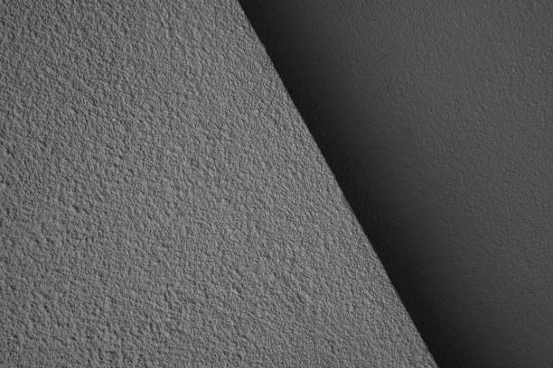 The geometric shape of gray concrete