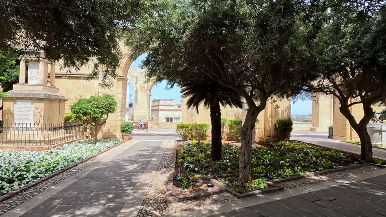 Upper Barrakka Gardens In Valletta