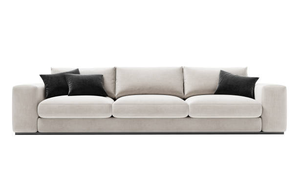 istock Modern fabric corner sofa isolated on white background. Furniture Collection 1922176616