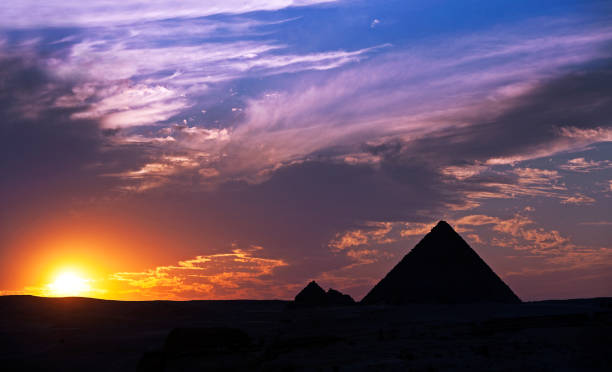 istock The Pyramids at sunset, River Nile, Giza, Cairo, Egypt 1922194166