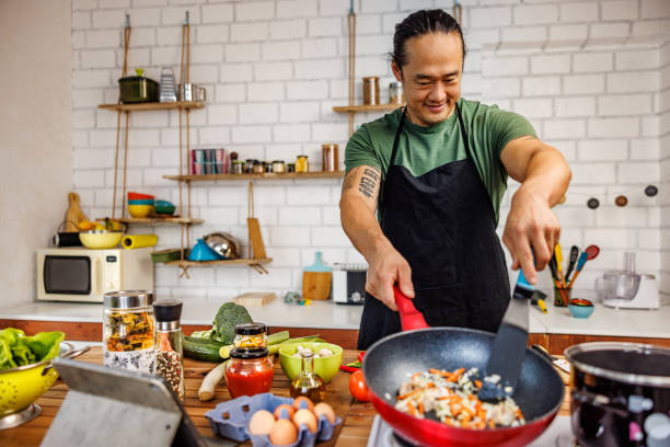 istock Chinese chef prepares healthy meal 1922218198