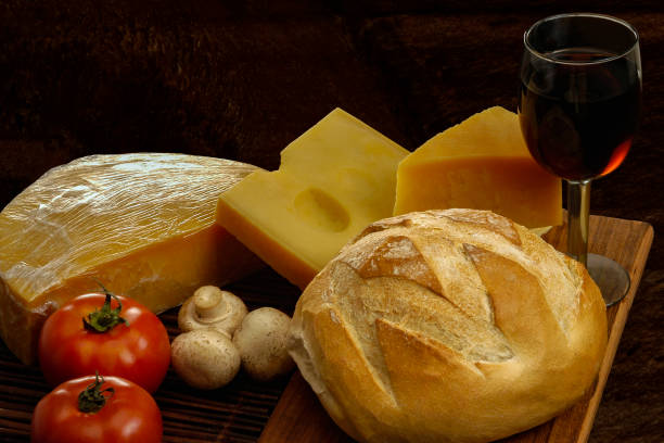 istock Parmesan cheese on a wooden background, still life 1922218976
