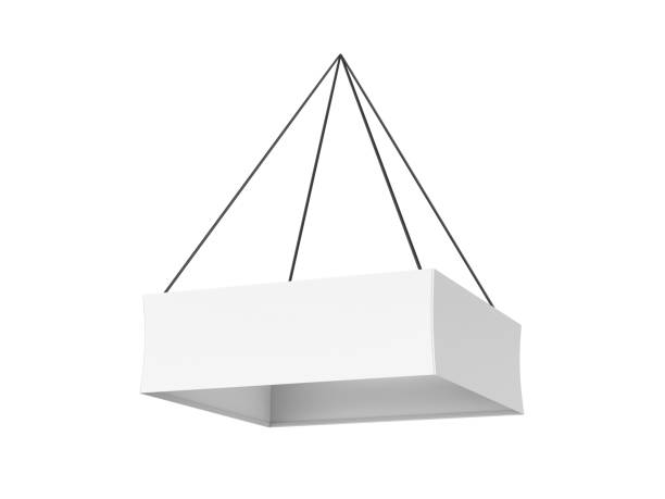 istock Blank Template Trade Show Hanging Customizable Advertising Banner. 1922263742