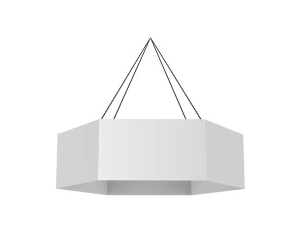 istock Blank Template Trade Show Hanging Customizable Advertising Banner. 1922263744