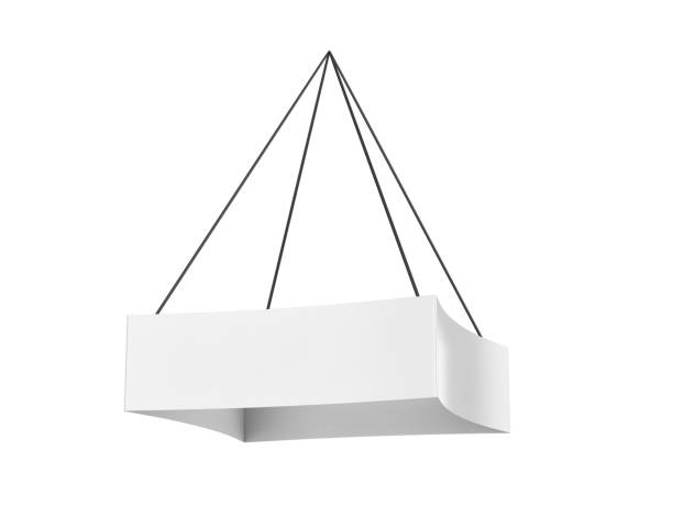 istock Blank Template Trade Show Hanging Customizable Advertising Banner. 1922263760