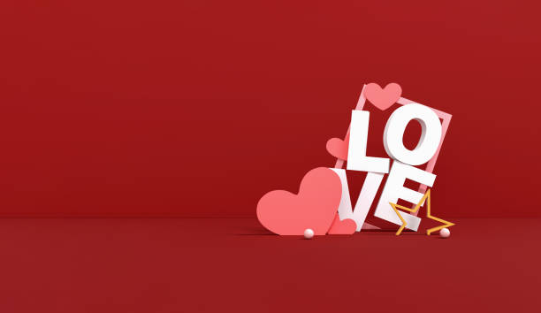 istock Happy Valentine's Day Background 3D Illustration 1922319738