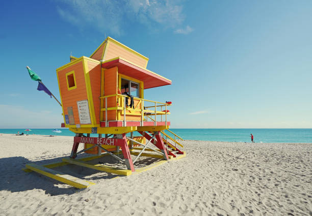 istock Miami Beach lifeguard station tower in South Beach 1922355695