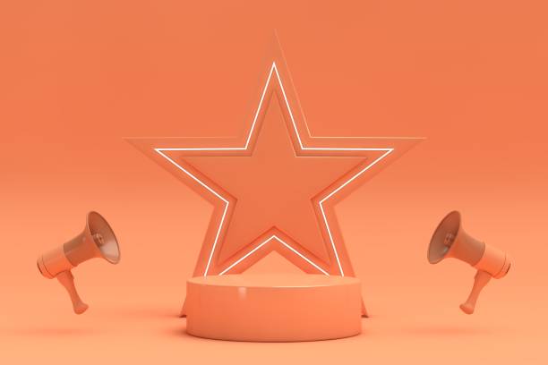 istock Abstract background for 3D product presentation, empty product stand 1922380406