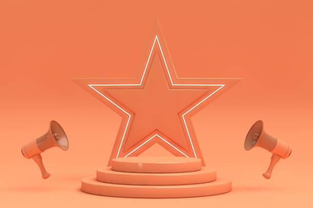 istock Abstract background for 3D product presentation, empty product stand 1922381516