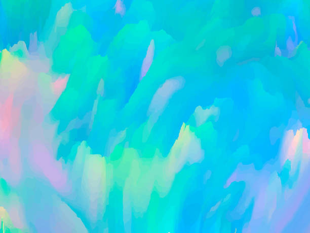 istock Unicorn background with rainbow shapes and colors. Fantasy gradient backdrop with hologram. Vector illustration for poster, brochure, invitation, cover book, catalog, etc. 1922401073