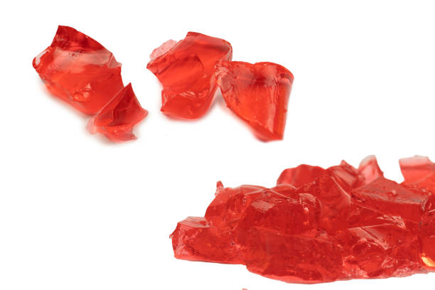 istock Sweet fruit jelly dessert isolated on a white background. 1922590032