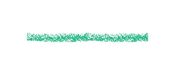 istock Hand drawn simple green line drawn with wax crayon, chalk or charcoal. Uneven wax dry texture for underlining or highlighting text. Pencil drawn line, strikethrough, underline. grungy vector element isolated on white. 1922617117