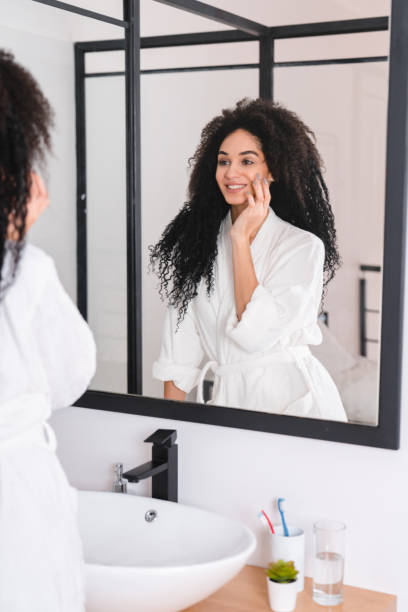 istock Daily morning skin care routine concept. 1922703870