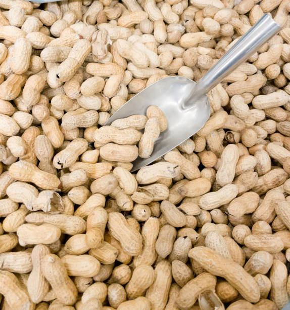 istock Unshelled peanuts in the supermarket. 1922943245