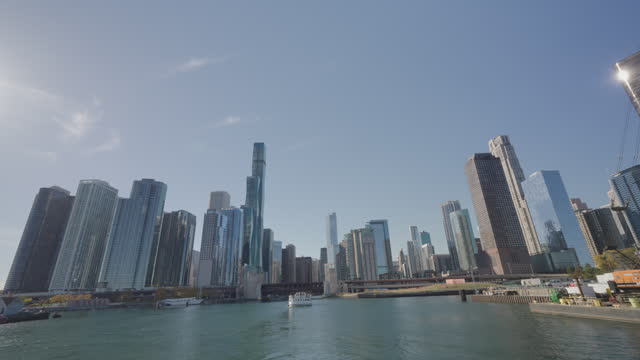 Chicago Riverwalk - Boat Shot