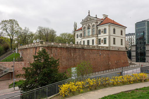 Warsaw, Poland. The Fryderyk Chopin Museum in the former Ostrogski Palace, a baroque castle in the old town