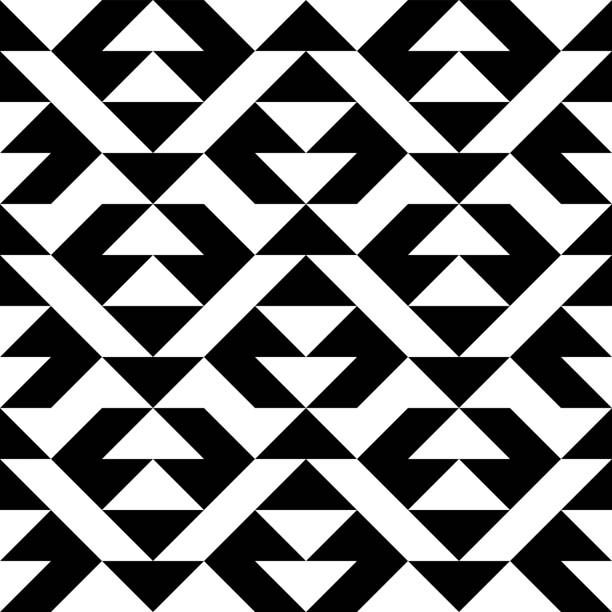 istock Triangles, arrows, figures seamless pattern. Geometric image. Ethnic ornate. Folk ornament. Tribal wallpaper. Geometrical background. Retro motif. Ethnical textile print. Abstract image. Vector art 1923075308