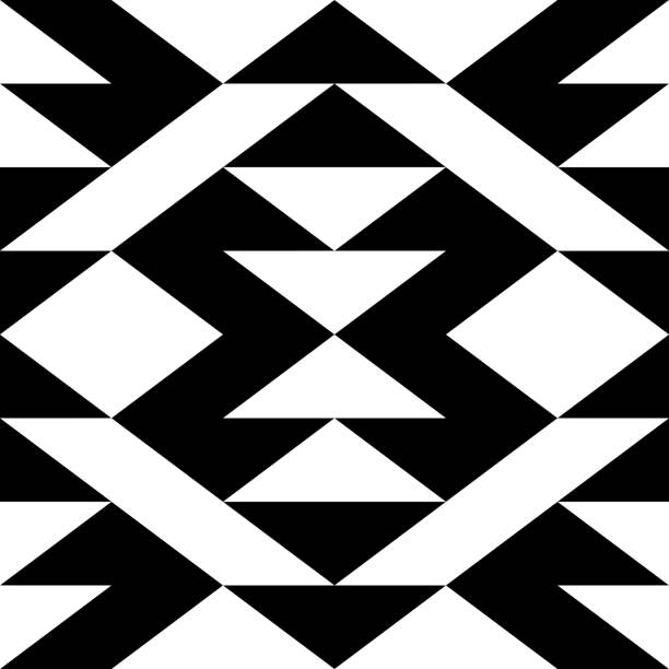 istock Diamonds, rhombuses, lozenges, tiles, triangles, arrows seamless pattern. Folk ornament. Ethnic ornate. Geometric image. Tribal wallpaper. Geometrical background. Retro motif. Ethnical textile print 1923087832